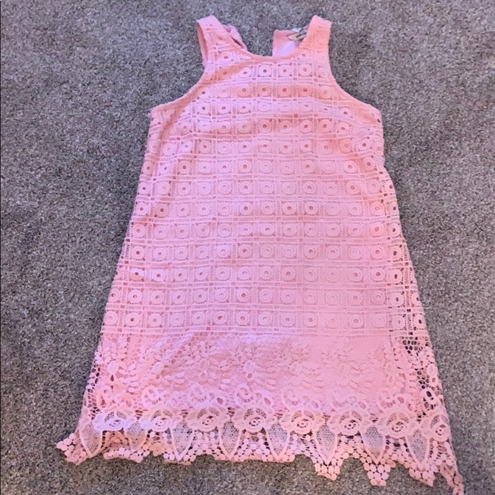 Lace crochet spring dress